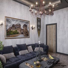 Дизайн интерьера кальянной Hookah Place | Портфолио